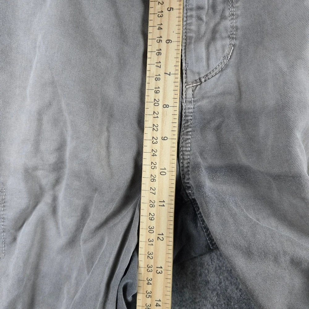 American Eagle Cargo Shorts Mens 32 Gray Longboard Flat Front Skater Faded